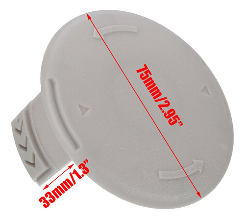 2 Fundas Para Carretes De Recortadora Compatibles Con Ryobi