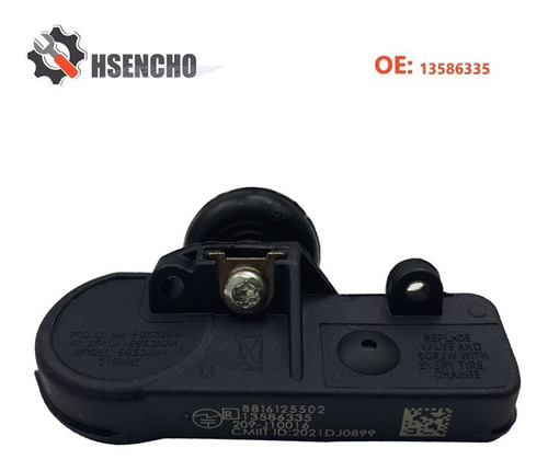 13586335 Sensor Tpms 315 Presión Chevrolet Silverado 07-18