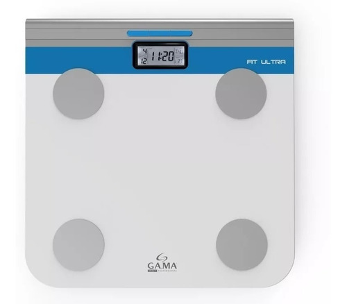 Balanza Digital Gama Fit Ultra 150kg Mide Grasa Masa Vidrio