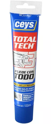 Adhesivo/ Sellador Totaltech Blanco Ceys 125ml