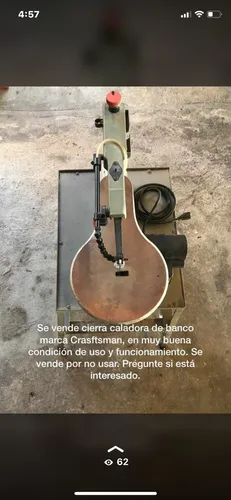 Sierra Caladora De Mesa 110v (Usado)