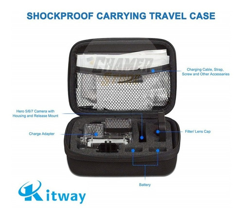 Imagen 10 de 10 de Kit De Accesorios Para Cámaras De Acción Gopro
