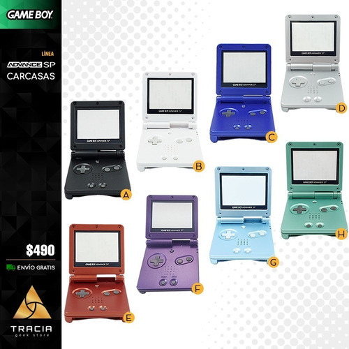 Imagen 1 de 3 de [ Carcasa Gameboy Advance Sp ] Gba Colores 001 101 | Tracia