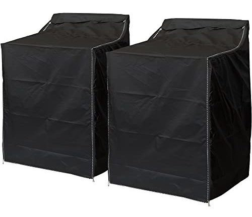 Fundas Para Lavadora A Prueba De Polvo Color Negro
