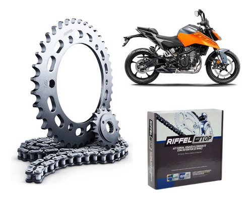 Kit Arrastre Reforzado Con Oring Riffel Ktm Duke 250