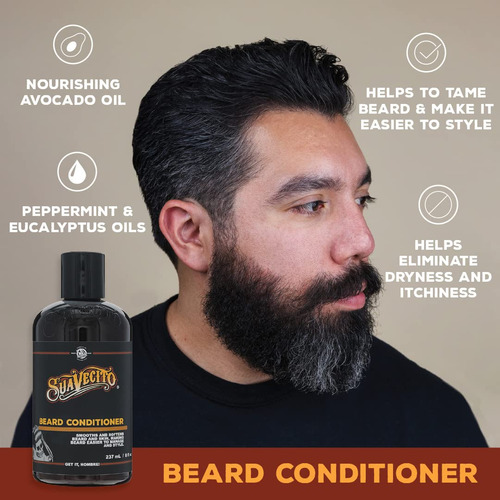 Suavecito Beard Wash Set. Cleansing And Conditioning Beard K