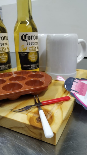 Imagen 10 de 10 de Picada A Domicilio Con Cerveza Corona + Tabla Regalo - (p/2)