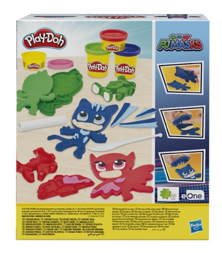 Play Doh Kit Pj Mask + 12 Potes F1805