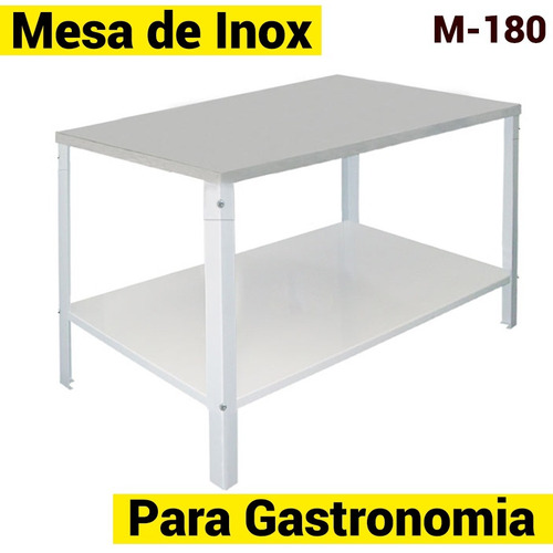 Mesa Inox Desmontável 180cm Braesi