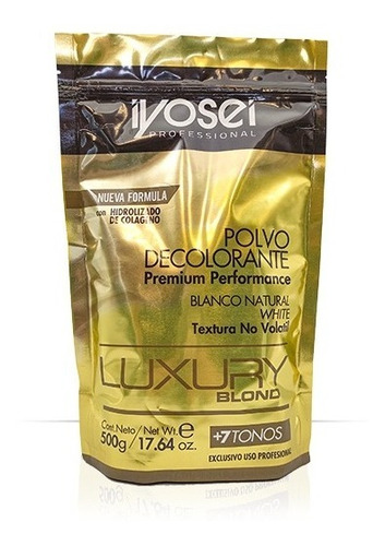 Polvo Decolorante Iyosei Professional Premium X500gr Blanco