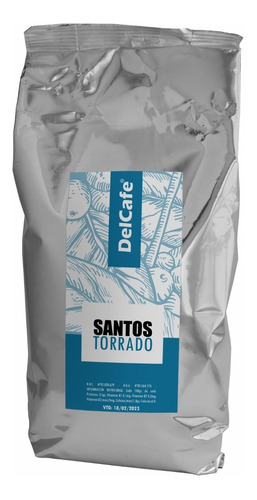 Cafe Tostado En Grano O Molido Santos Torrado 1kg