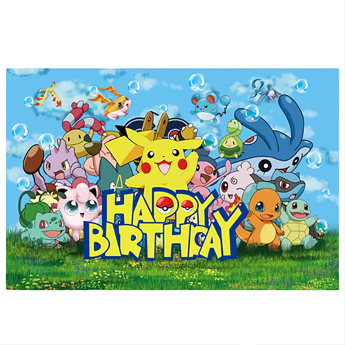 Art.fiesta Banner Cartel Telón Pokémon