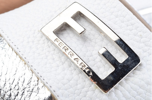 Zuecos Sandalias Taco Alto De Cuero De Mujer Linx - Ferraro