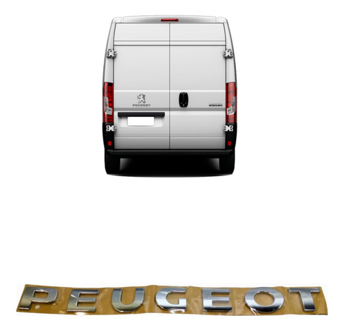 Emblema Peugeot Porta Tras Original Peugeot Boxer 8665x4