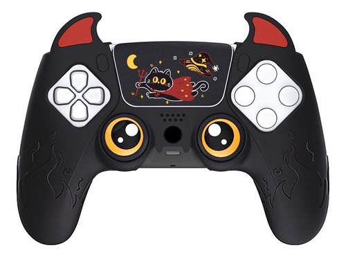Playvital Funda De Silicona Para Ps5 Mando - Cute Demon
