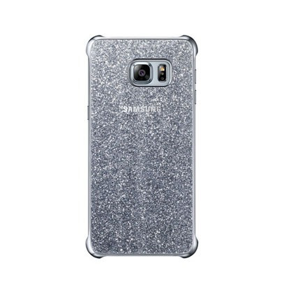 Protector Samsung Galaxy S6 Edge+ Glitter Color Plateado