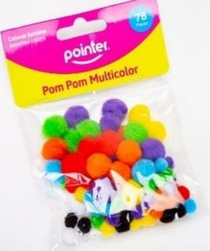 Bolsa De Pom Pom Colores Surtidos Al Mayor Y Detal