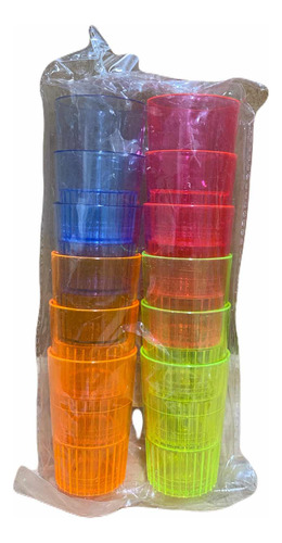 Vasos Shot Colores 1,5 Onzas 12 Unidades