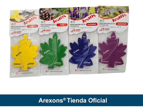 Pack Aromatizantes Para Auto Jeans Ricci (pino) 24 Unidades