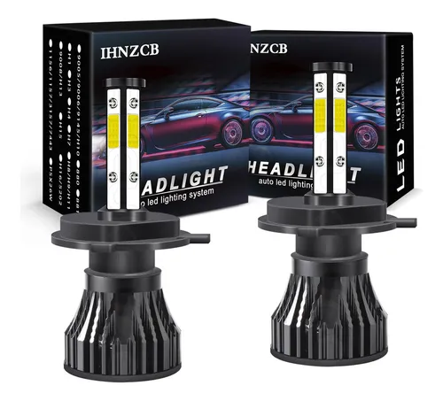Kit De Faros Led 9003/h4, Haz Alto/bajo, 6000 K