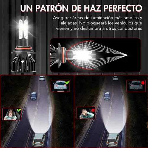 St Xccd 20000lm Kit De Faros Led Luz Alta Y Luz Baja Para