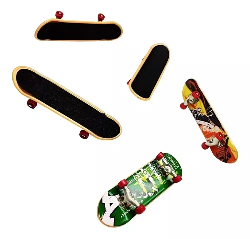 Mini Patineta De Skate Para Dedos Set 6 Tablas Fingerboard