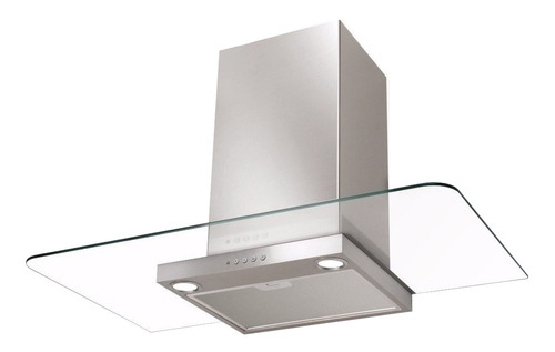 Campana De Pared Extractor Cocina Spar Nice Inox Vidrio 60cm Color Plateado