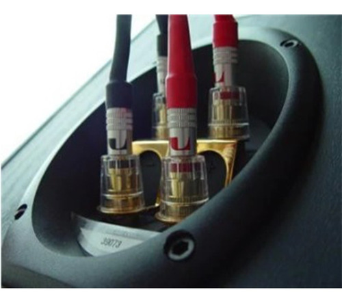 6 Plugs Conector Banana Nakamichi Gold 4mm Amplificador
