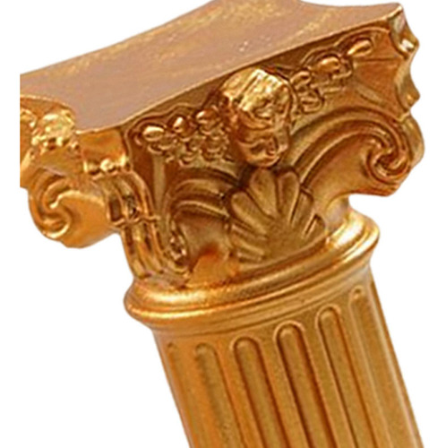 2 Pilar Romano Dorado Dorado 3,3x6,8 Cm Dorado 3,3x6,8 Cm