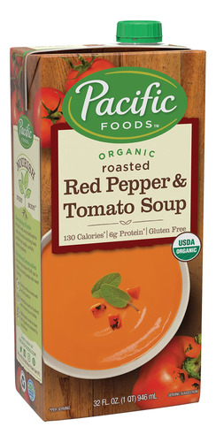 Pacific Foods Sopa Organica De Tomate Y Pimiento Rojo Tostad