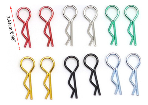 Clips Universales Rc Body Clips R Clips Rc Para Camión Y Coc
