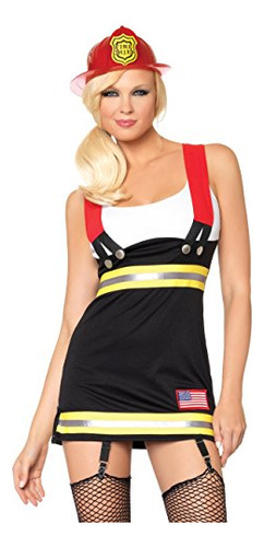 Disfraz De Bombero De Mujer Leg Avenue Backdraft Babe.