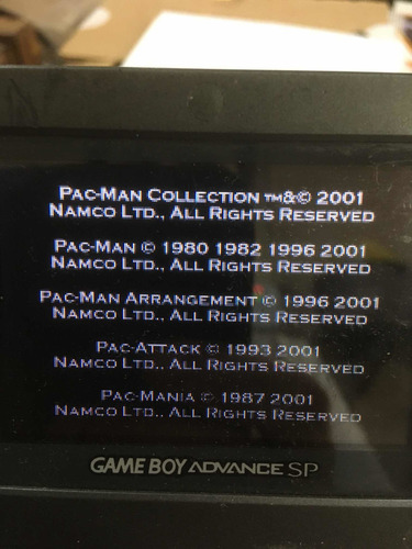 Pac Man Collection Original Gba Game Boy Advance Nintendo