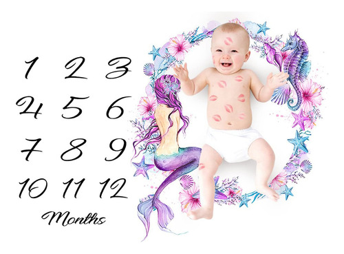 Manta De Envoltura Para Bebé Estilo Sirena Fotos Personaliza