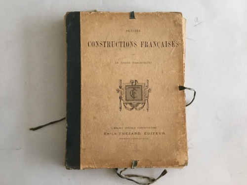 Libro Antiguo - Petites Constructions Françaises