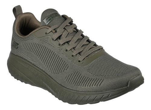 Tenis Casual De Caballero Bobs Geo  Skechers1 0olv En Olivo