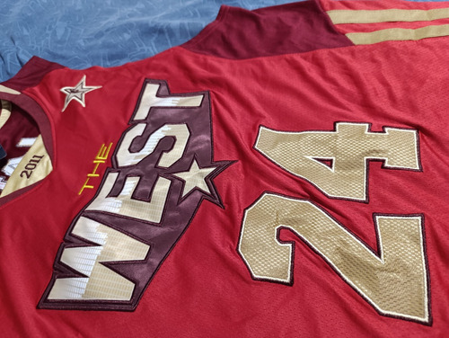 Jersey All-star Kobe 2011 Triple Bordado La