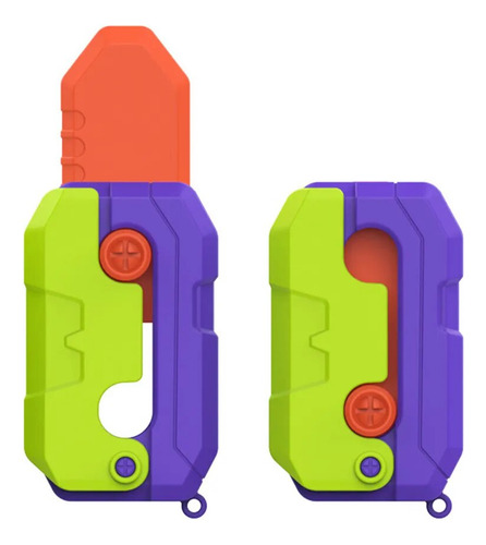 Cuchillo Luminous Carrot Gravitys Fidget Toys Para Niños