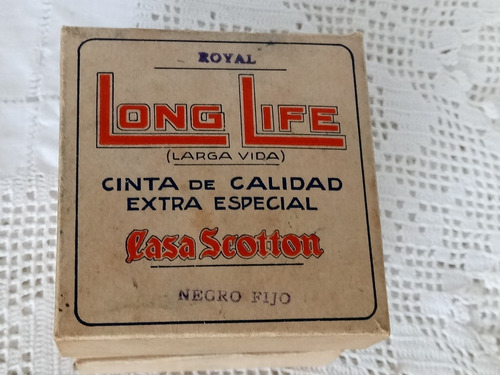 Antigua Cinta De Máquina X 3 Long Life