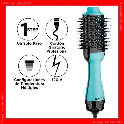 Imagen 6 de 10 de Cepillo Secador Revlon Salon Pro One Step Oval Voluminizador
