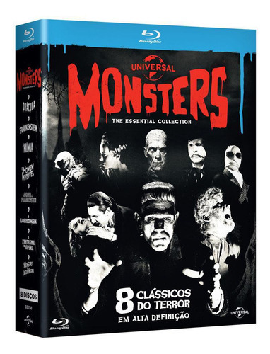 Blue-ray Monsters A Coleção 8 Discos