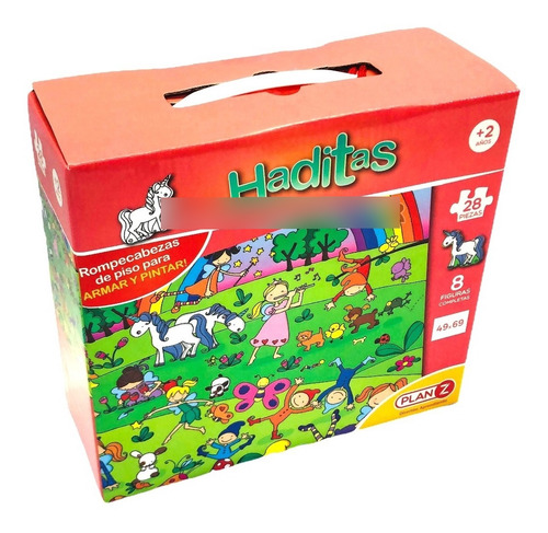 Rompecabezas Puzzle 28 Piezas Grandes Varios Modelos Plan Z Haditas (caja Salmon)