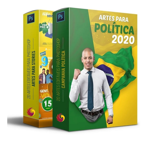 Pack Artes Campanha Eleitoral Política Editável + Bônus