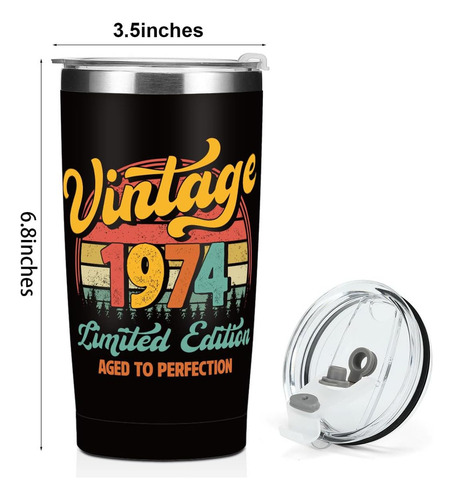 Regalos De Cumpleaños Número 50 Para Hombres Y Amigos, Vaso