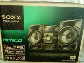 Imagen 2 de 2 de Equipo De Sonido Sony Genezi Mhc-ex88 400w Cd Mp3 Usb