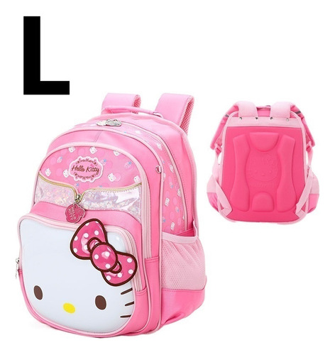 Hellokitty Mochila Escolar Lindos Estudiantes De Primaria