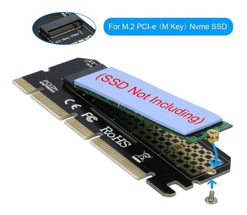 Adaptador Disco Solido M2 Nvme A Pci-express 4x 8x Y 16x