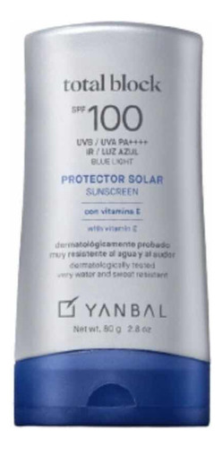 Bloqueador Total Block Spf 100 Yanbal Or - g a $500