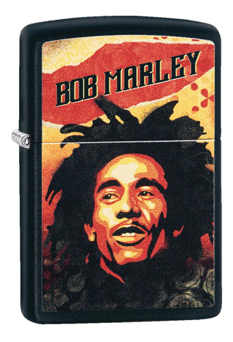 Encendedor Zippo Bob Marley Design Negro Zp49154