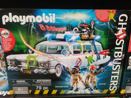Playmobil 9229 Ecto-1 Ghostbusters Cazafantasmas Luz Y Sound